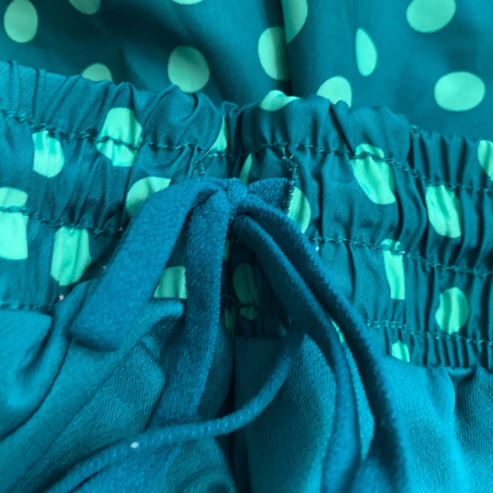 Danskin Now green polka dot athletic shorts Size L - Picture 3 of 10